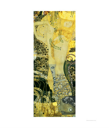 Water Serpents I, 1904-07 by Gustav Klimt Pricing Limited Edition Print image