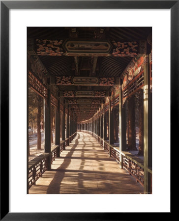 Covered Walkway At Summer Palace In Beijing, China by Dmitri Kessel Pricing Limited Edition Print image
