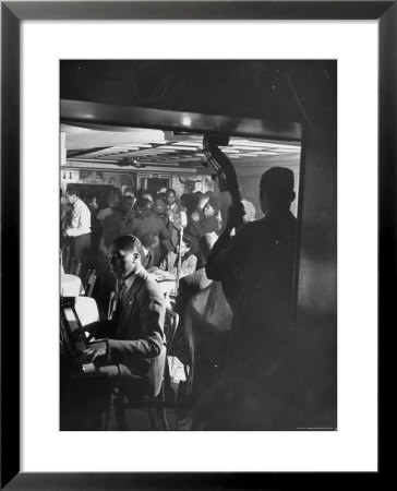 Jazz Orchestra In Harlem Club by Hansel Mieth Pricing Limited Edition Print image