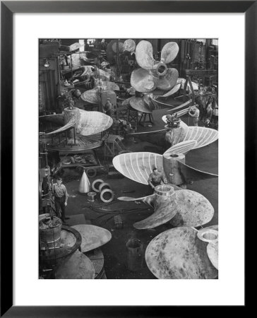 Ship Propellors, Bethlehem Steel by Andreas Feininger Pricing Limited Edition Print image