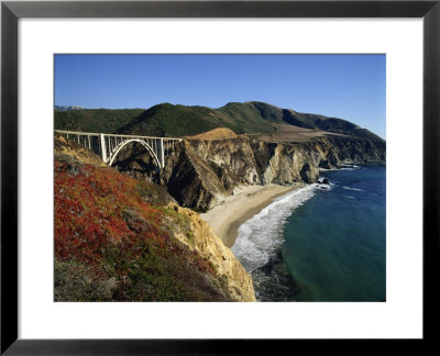 Bixby Bridge, Big Sur, California, Usa by Steve Vidler Pricing Limited Edition Print image
