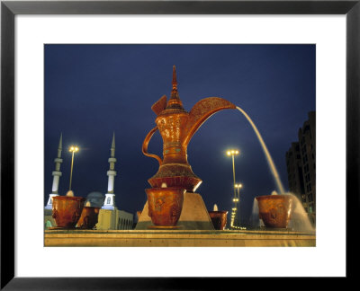 Water Jar Sculpture, Fujairah, United Arab Emirates by Walter Bibikow Pricing Limited Edition Print image