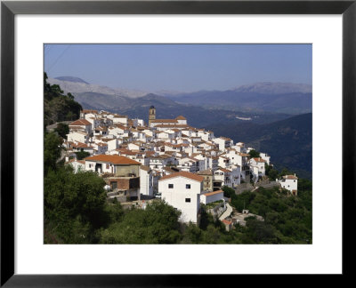 White Village Of Algatocin, Andalucia, Spain, Europe by Short Michael Pricing Limited Edition Print image