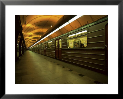 Metro Platform, Namesti Republiky, Prague, Czech Republic by Neale Clarke Pricing Limited Edition Print image