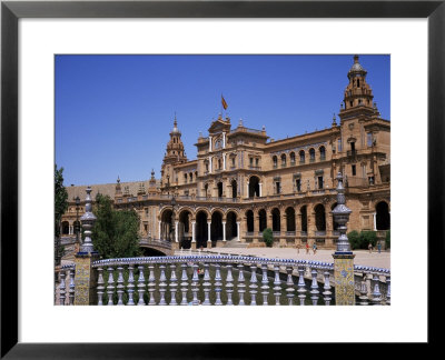 Plaza De Espana, Built For The 1929 World Fair, Maria Luisa Park, Seville, Andalucia, Spain by Christopher Rennie Pricing Limited Edition Print image