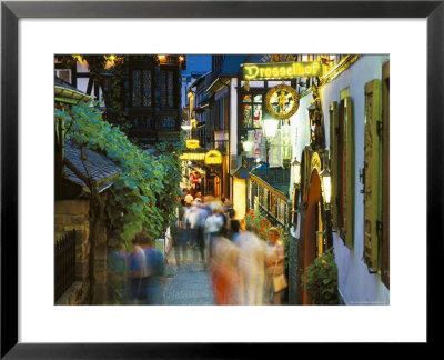 The Drosselgasse, Rudesheim, Rhine Valley, Germany by Simon Harris Pricing Limited Edition Print image