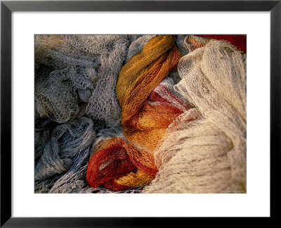 Fishing Nets, Limnos (Lemnos), Aegean Islands, Greek Islands, Greece by Oliviero Olivieri Pricing Limited Edition Print image