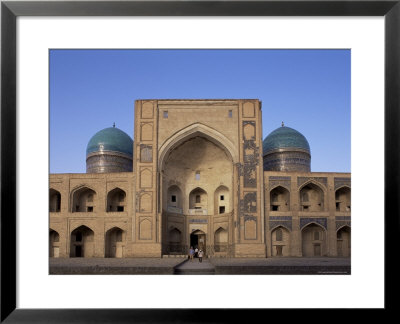 Facade Of The Mir-I-Arab Madrasah, Bukhara, Uzbekistan, Central Asia by Upperhall Pricing Limited Edition Print image
