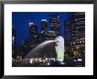 The Merlion, Singapore's National Symbol, Singapore, Southeast Asia, Asia by Amanda Hall Pricing Limited Edition Print image