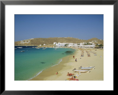Plati Yialos Beach, Mykonos, Cyclades Islands, Greece, Europe by Fraser Hall Pricing Limited Edition Print image