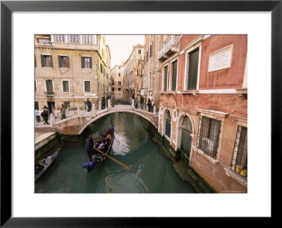 Rio Di San Luca And Ponte De La Cortesia, Venice, Veneto, Italy, Europe by Sergio Pitamitz Pricing Limited Edition Print image