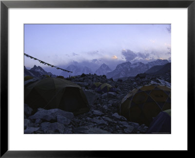 Everest Base Camp Early Morning, Nepal by Michael Brown Pricing Limited Edition Print image