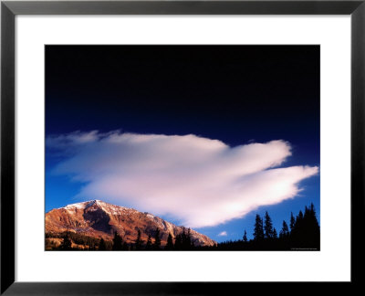 Cloud Over Ruby Peak At Sunrise From Kebler Pass Road, Elk Mountains, Colorado by Witold Skrypczak Pricing Limited Edition Print image