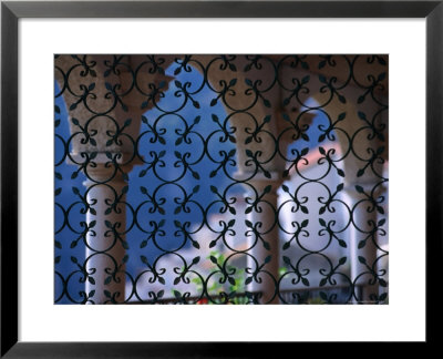 Ironwork Encloses A Balcony On The Valle Della Ferriere Walk In Campania by Rocco Fasano Pricing Limited Edition Print image
