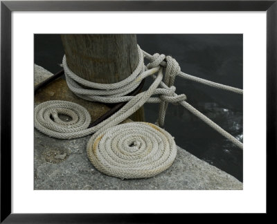 Coils Of Rope On A Pier, Mystic, Connecticut by Todd Gipstein Pricing Limited Edition Print image
