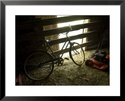 Old Bicycle Catches The Sunlight At The Fenton Farm Near Greenleaf, Kansas by Joel Sartore Pricing Limited Edition Print image