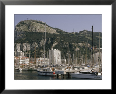 Sailboats Moored In Gibraltar Bay by Lynn Abercrombie Pricing Limited Edition Print image
