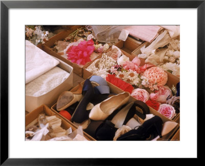 Flowers, Shoes And Other Accessories At Dior's Studio by Loomis Dean Pricing Limited Edition Print image