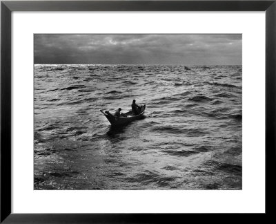 Nova Scotia Fishermen At Sea Off Grand Banks by Peter Stackpole Pricing Limited Edition Print image