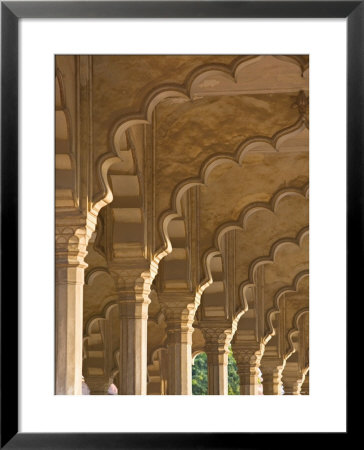 Hall Of Public Audiences, Agra Fort, Agra, Uttar Pradesh, India by Walter Bibikow Pricing Limited Edition Print image