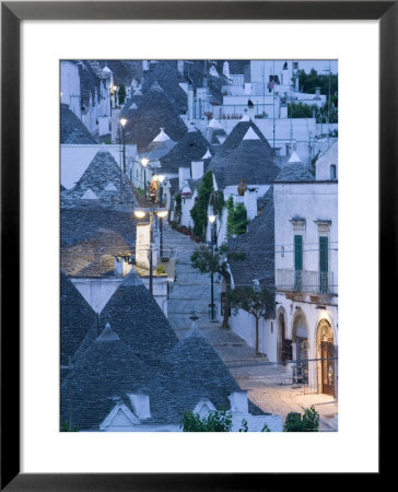 Trulli Houses, Alberobello, Puglia, Italy by Walter Bibikow Pricing Limited Edition Print image