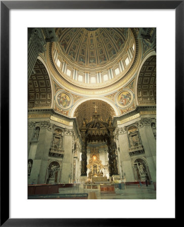 Interior Of St.Peter's Basilica, The Vatican, Rome, Lazio, Italy, Europe by Richardson Rolf Pricing Limited Edition Print image