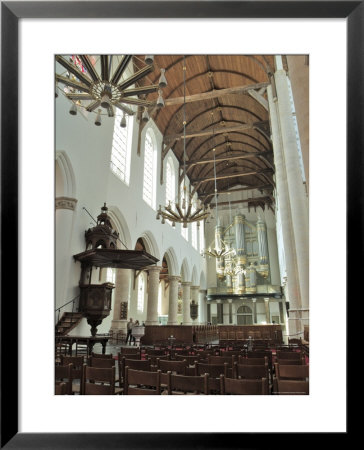 Interior, Oude Kirk (Old Church), Delft, Holland (The Netherlands) by Gary Cook Pricing Limited Edition Print image