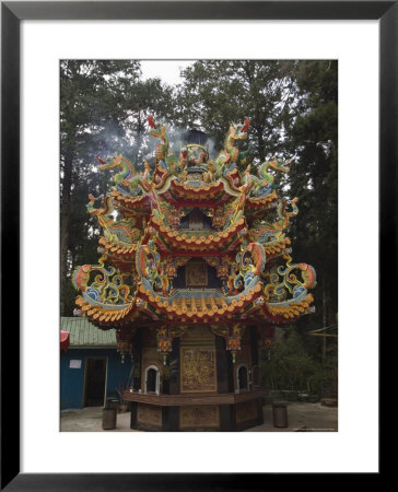 Temple In Cedar Forest, Alishan National Forest Recreation Area, Chiayi County, Taiwan by Christian Kober Pricing Limited Edition Print image