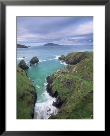 Coast At Slea Head And The Blasket Islands, County Kerry, Munster, Eire by Colin Brynn Pricing Limited Edition Print image