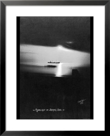 Moonlight On The Bering Sea by Lomen Brothers Pricing Limited Edition Print image