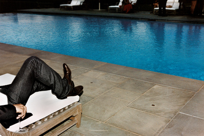 New Jeans, New Pool (Southhampton 2006) by Jessica Craig-Martin Pricing Limited Edition Print image