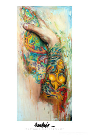 Tattoo Self Portrait by Shawn Barber Pricing Limited Edition Print image