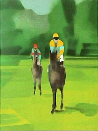 Entrainement A Deauville by Alfred Defossez Pricing Limited Edition Print image