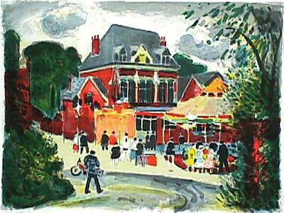 La Fete Foraine by Gaston Sebire Pricing Limited Edition Print image
