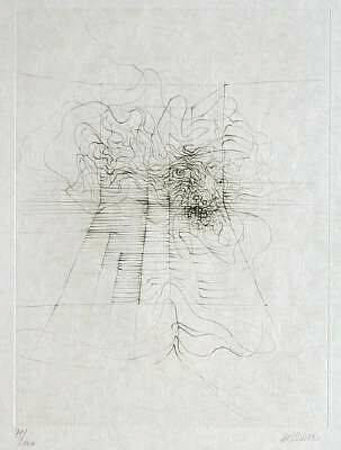 Portrait De Vieillard by Hans Bellmer Pricing Limited Edition Print image