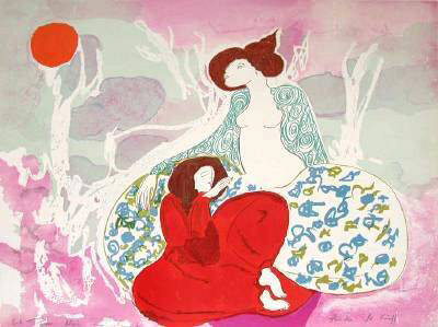 Les Deux Amies by Linda Le Kinff Pricing Limited Edition Print image