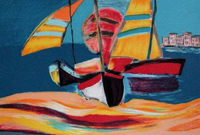 Petite Suite - Voiliers Sur La Plage by Francois D'arguin Pricing Limited Edition Print image