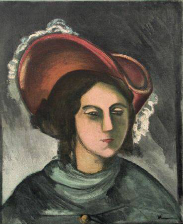 Portrait De Madeleine, 1912 by Maurice De Vlaminck Pricing Limited Edition Print image