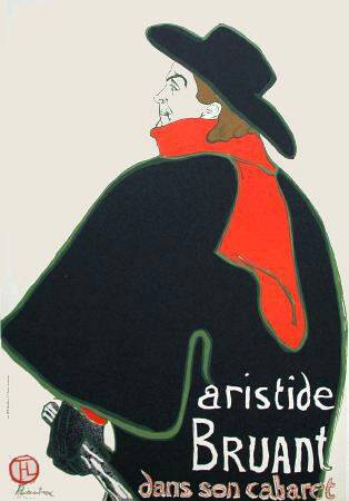 Aristide Bruant Dans Son Cabaret Ii by Henri De Toulouse-Lautrec Pricing Limited Edition Print image