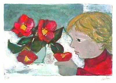Petit Bouquet De Fleurs by Nathalie Chabrier Pricing Limited Edition Print image