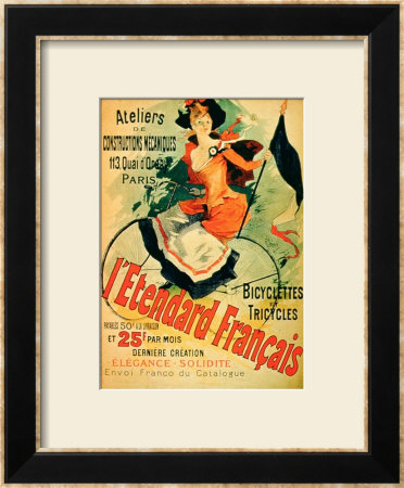 The French Standard, Poster Advertising The Atelier De Constructions Mecaniques by Jules Chéret Pricing Limited Edition Print image