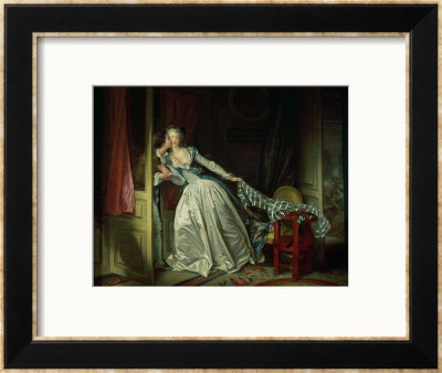 The Stolen Kiss by Jean-Honoré Fragonard Pricing Limited Edition Print image