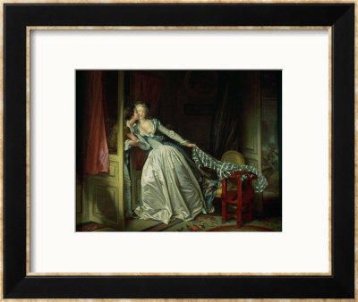 The Stolen Kiss by Jean-Honore Fragonard Pricing Limited Edition Print image