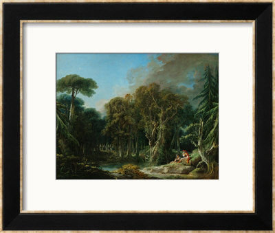 The Woods, 1740 by Francois Boucher Pricing Limited Edition Print image