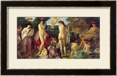 The Judgement Of Paris, 1870 by Anselm Feuerbach Pricing Limited Edition Print image