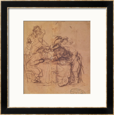 The Vices Of The Prodigal Son by Rembrandt Van Rijn Pricing Limited Edition Print image