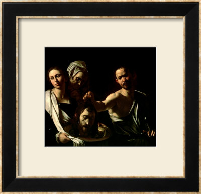 Salome Receives The Head Of Saint John The Baptist, 1607-10 by Caravaggio Pricing Limited Edition Print image