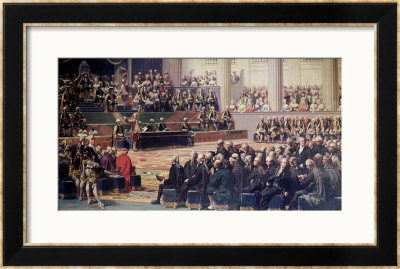 Opening Of The Estates General At Versailles On 5Th May 1789, 1839 by Louis Charles Auguste Couder Pricing Limited Edition Print image