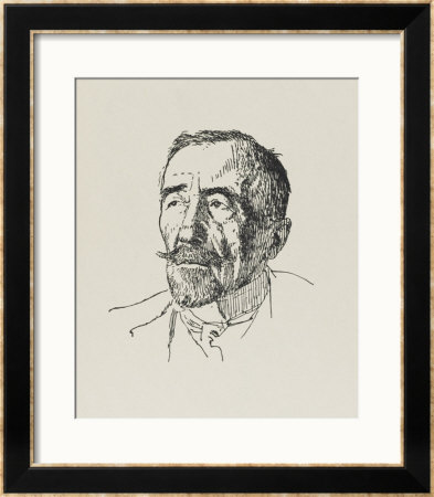 Joseph Conrad Polish-Born Writer In 1922 by Powys Evans Pricing Limited Edition Print image