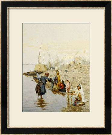At The Waters Edge by Charles Wilda Pricing Limited Edition Print image